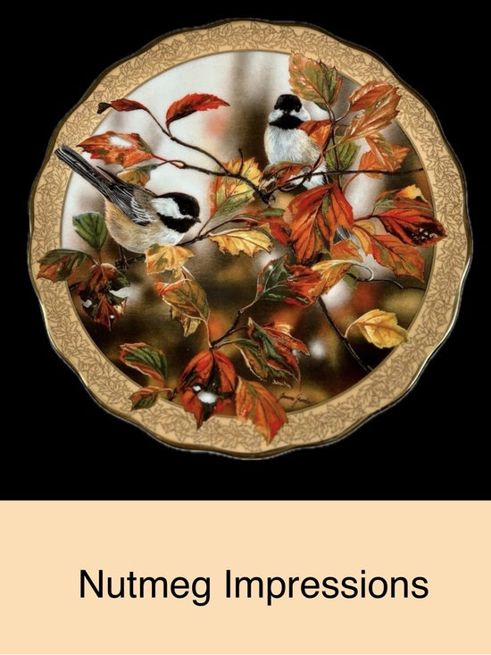 The Bradford Exchange Other - 8 inch Bradford Exchange Plate “Nutmeg Impressions”